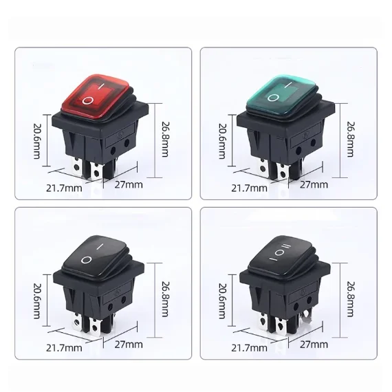 Kcd2 on-off on-off-0n 4/6-контактный - Фотография_2