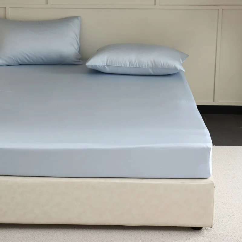 Простыня из шелкового шелка шелковицы с резинками - Фотография_6