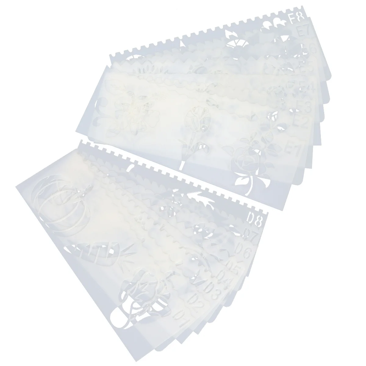 Набор пластиковых трафаретов - Фотография_6