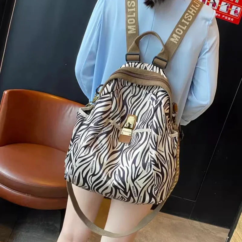 Холщовый рюкзак женский 2025 модная