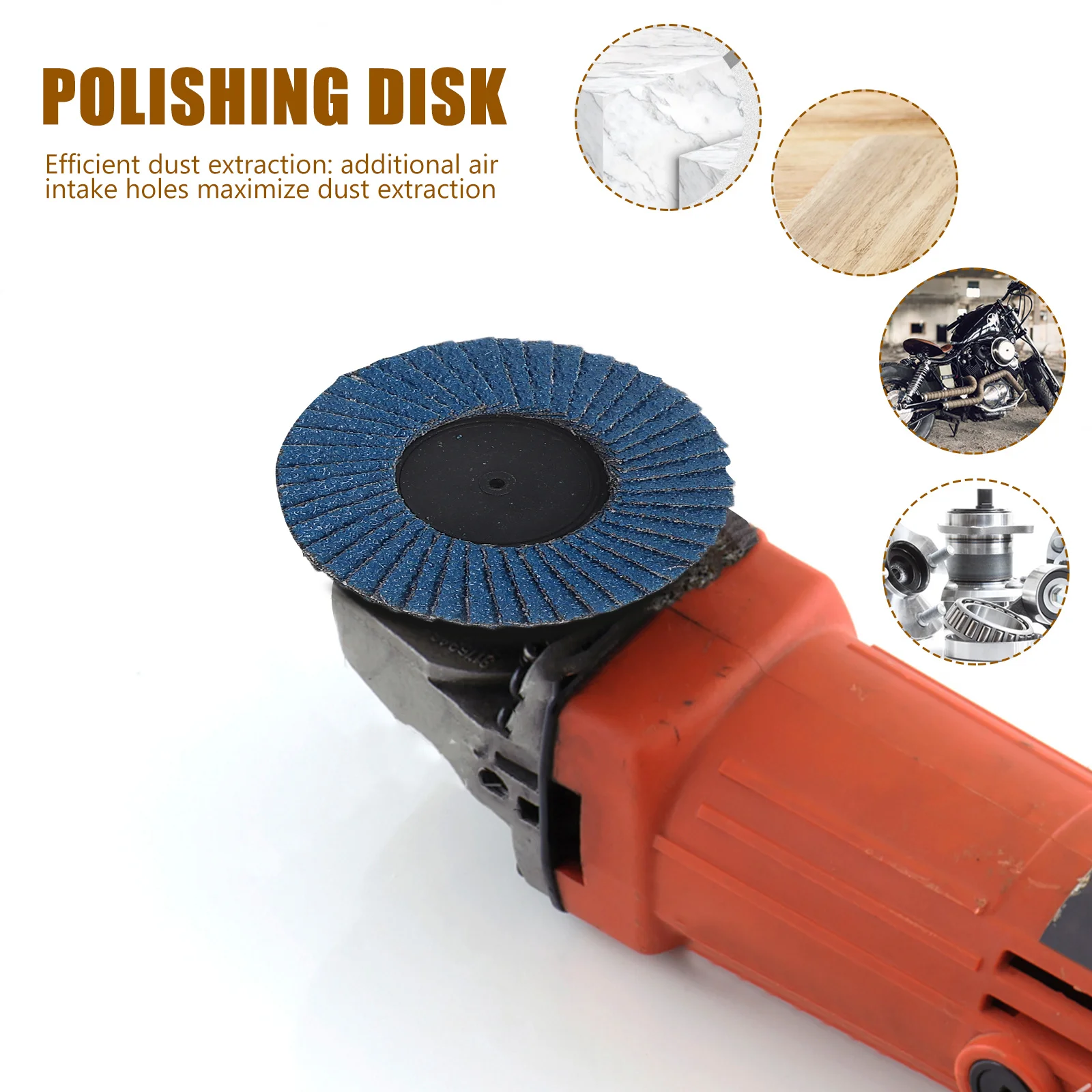 1 комплект абразивного шлифовального круга для угловой шлифовальной машины - Фотография_5