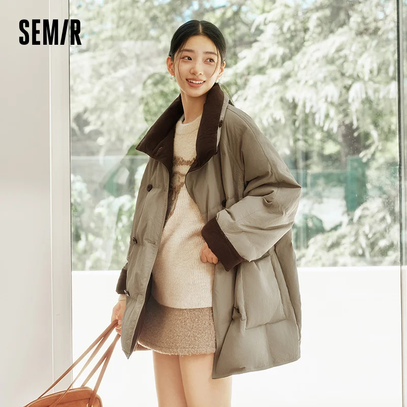 Semir пуховое пальто средней длины - Фотография_2