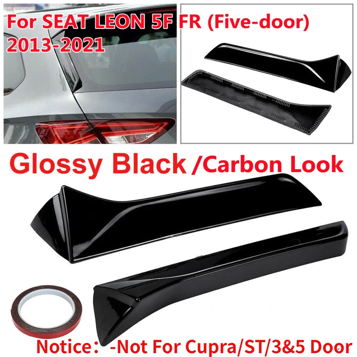 Спойлер для отделки окна автомобиля для seat leon 5f fr mk3 mk3
