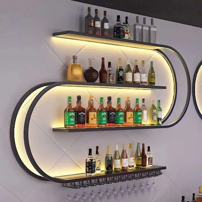 Скандинавские кованые винные шкафы для барной мебели - Фотография_3