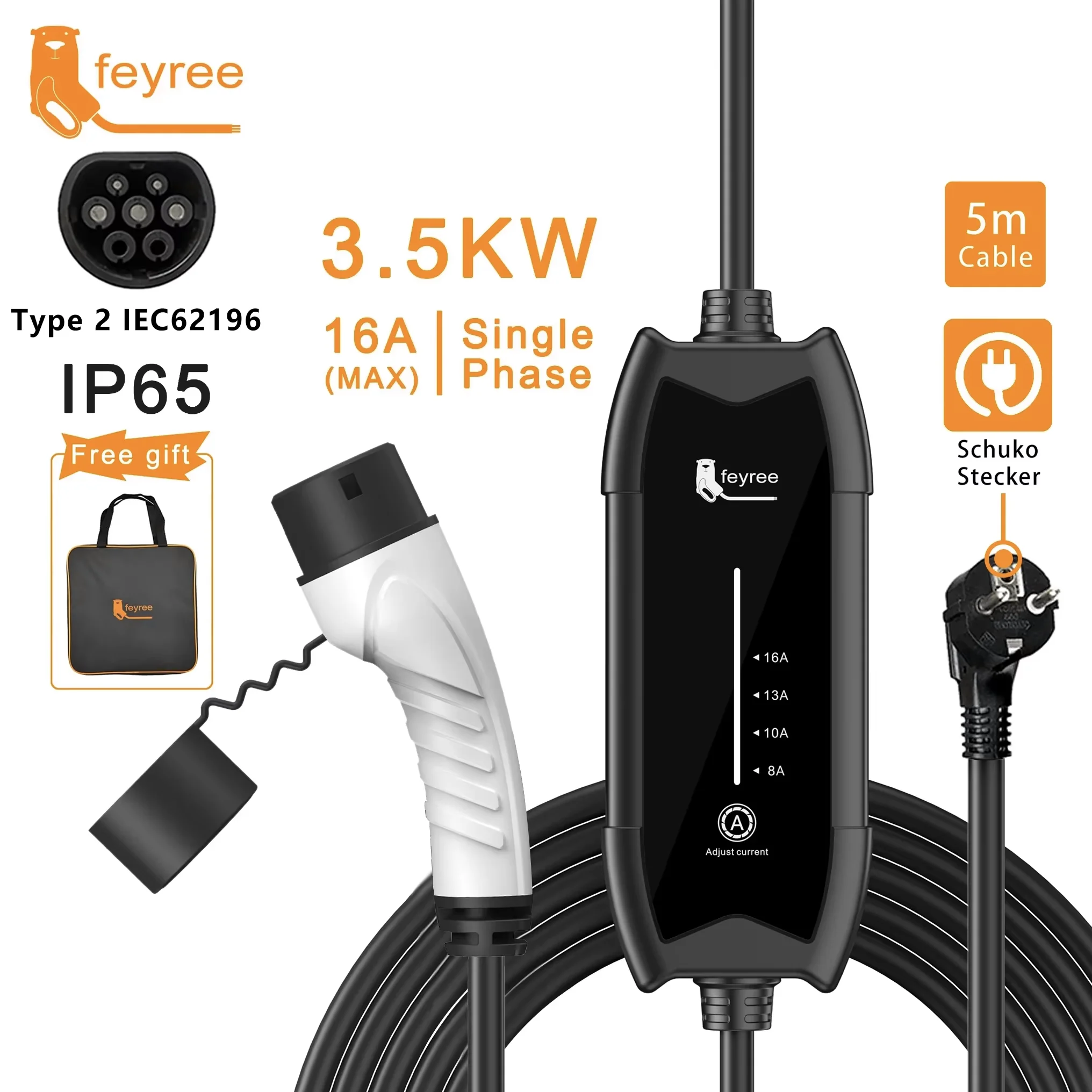 Feyree type2 3,5 квт 16a 1-фазное - Фотография_2