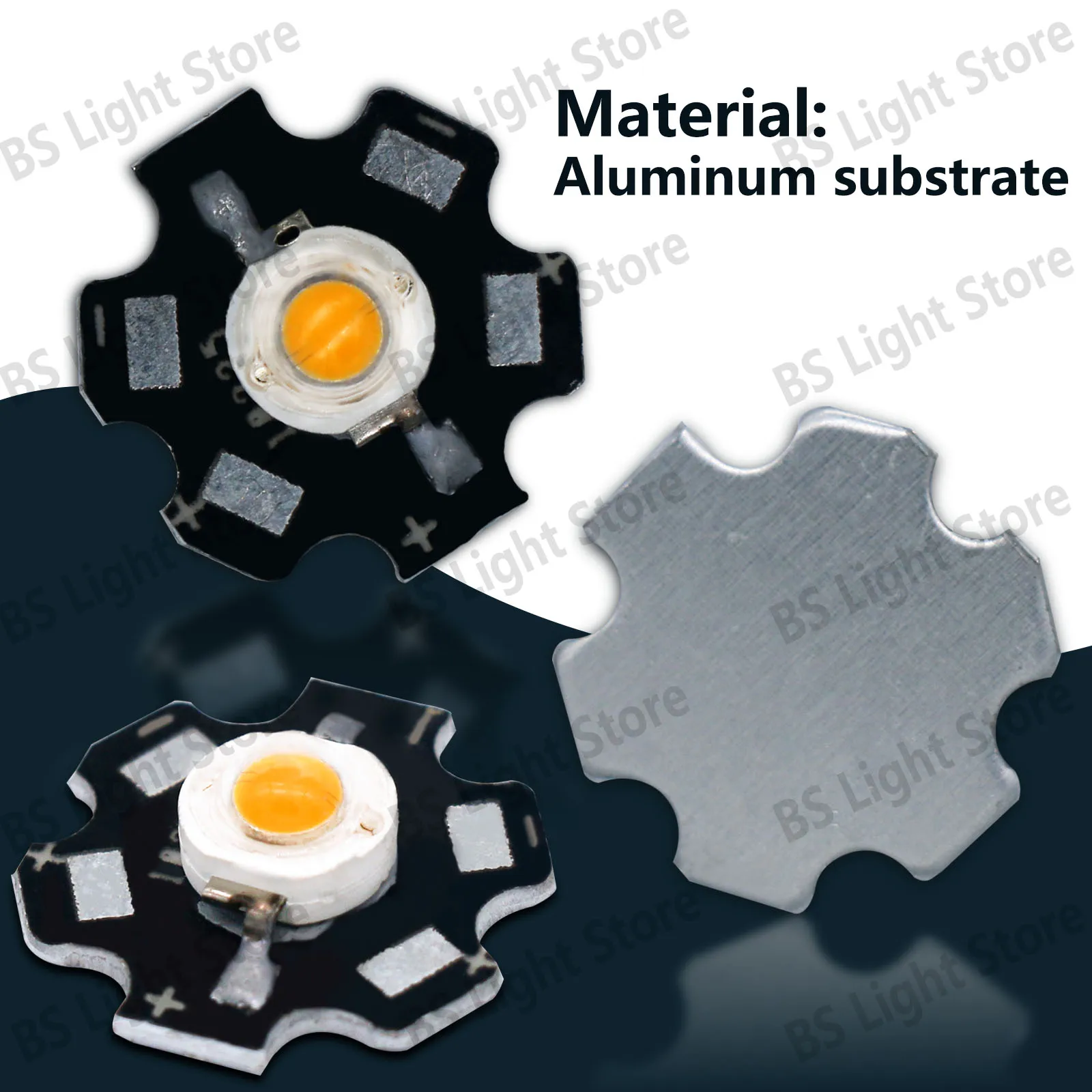Светодиодный шарик 1 вт 3 вт теплый - Фотография_3