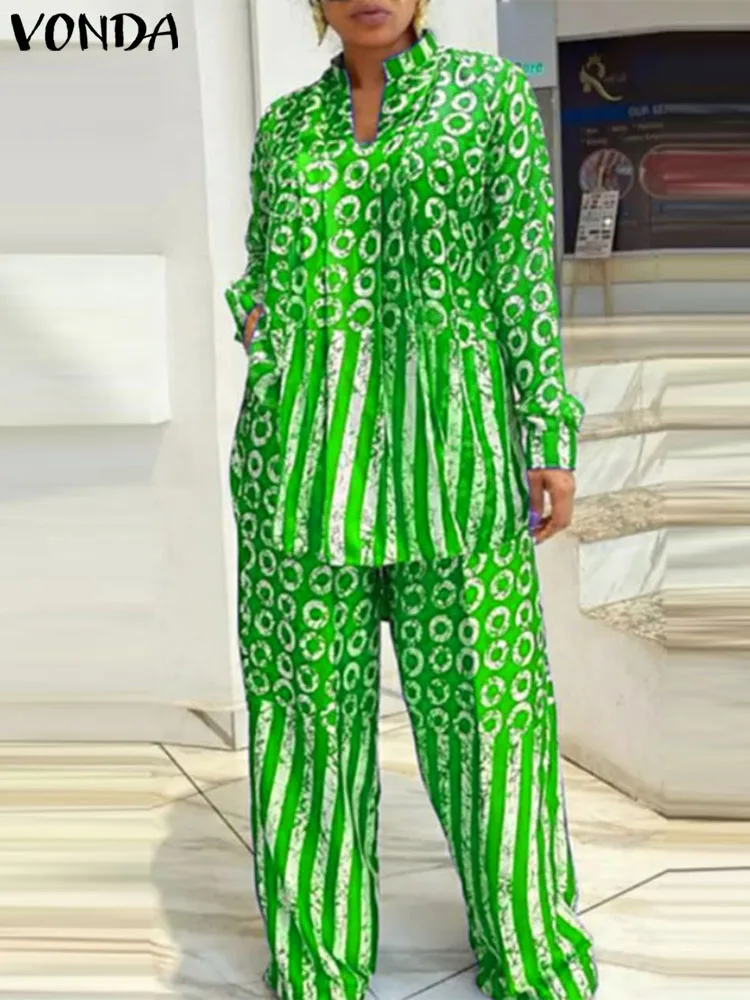 Женский костюм с длинным рукавом и брюками - Фотография_3