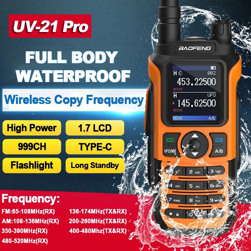 Портативная рация дальнего действия для baofeng uv-21 pro v2 - Фотография_2