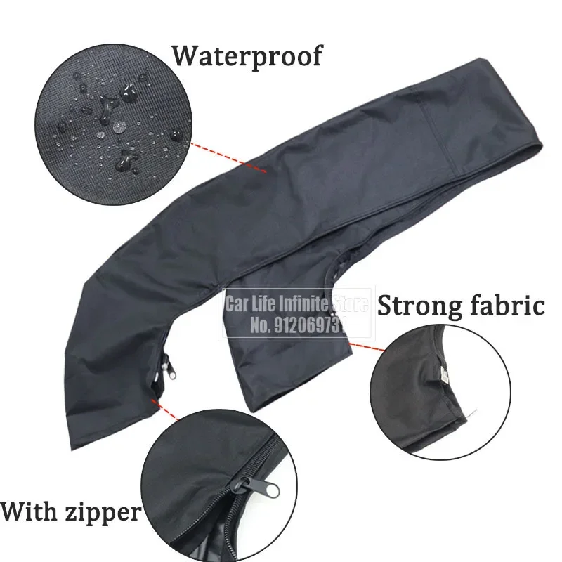 Водонепроницаемый 600d 3/4 bow bimini top boot cover без рамки - Фотография_2