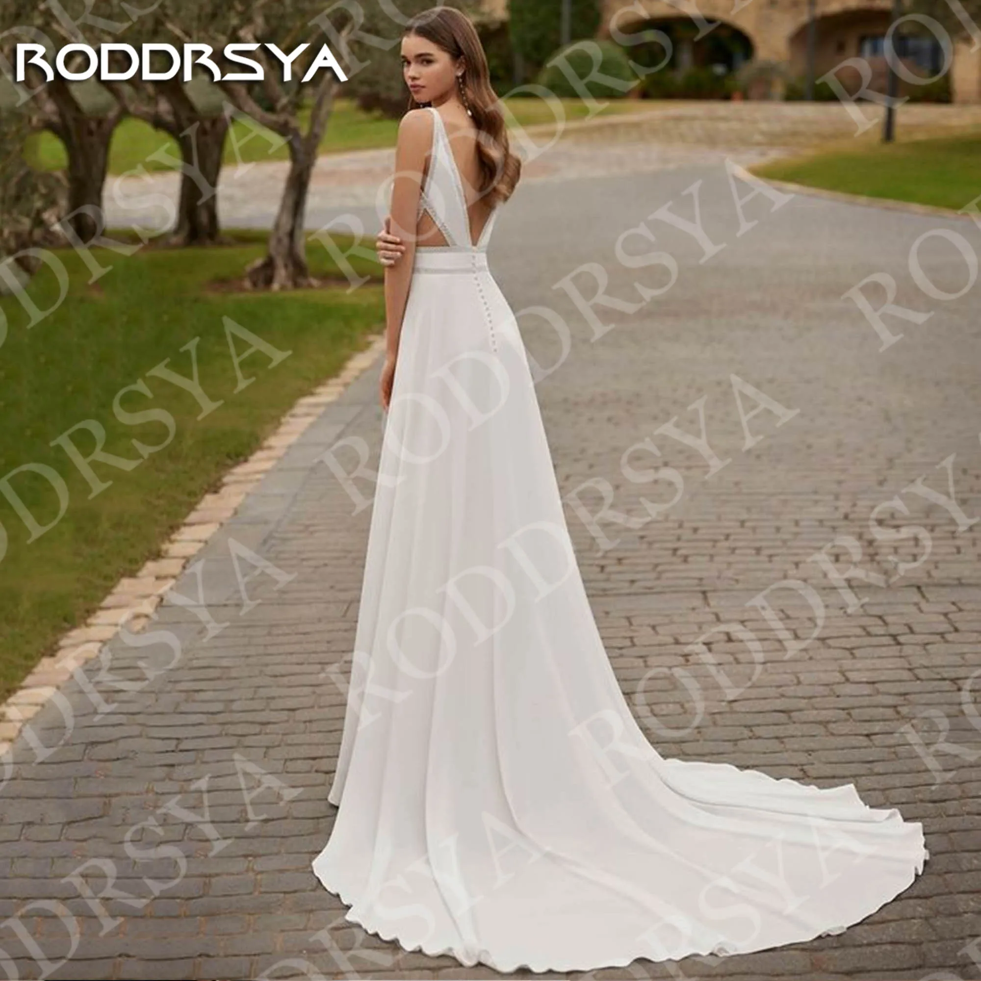 Roddrsya свадебное платье трапециевидной - Фотография_2