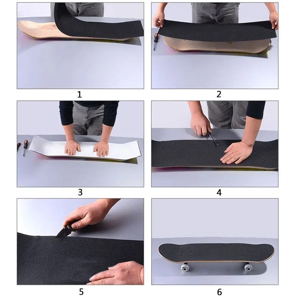 Многостильный профессиональный стикер для скейтборда лонгборда griptape - Фотография_5