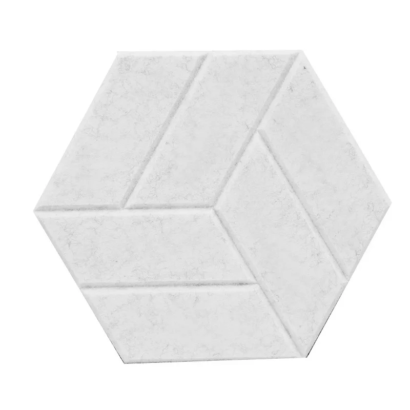 Шестиугольная самоклеящаяся звукопоглощающая панель - Фотография_6