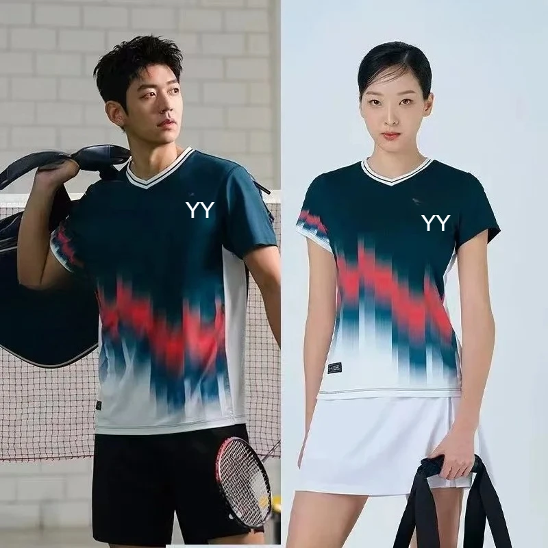 Yy, новая весенне-летняя спортивная футболка для бадминтона - Фотография_2
