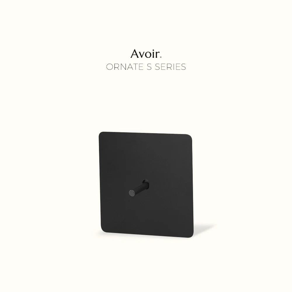 Avoir черные тумблеры латунные