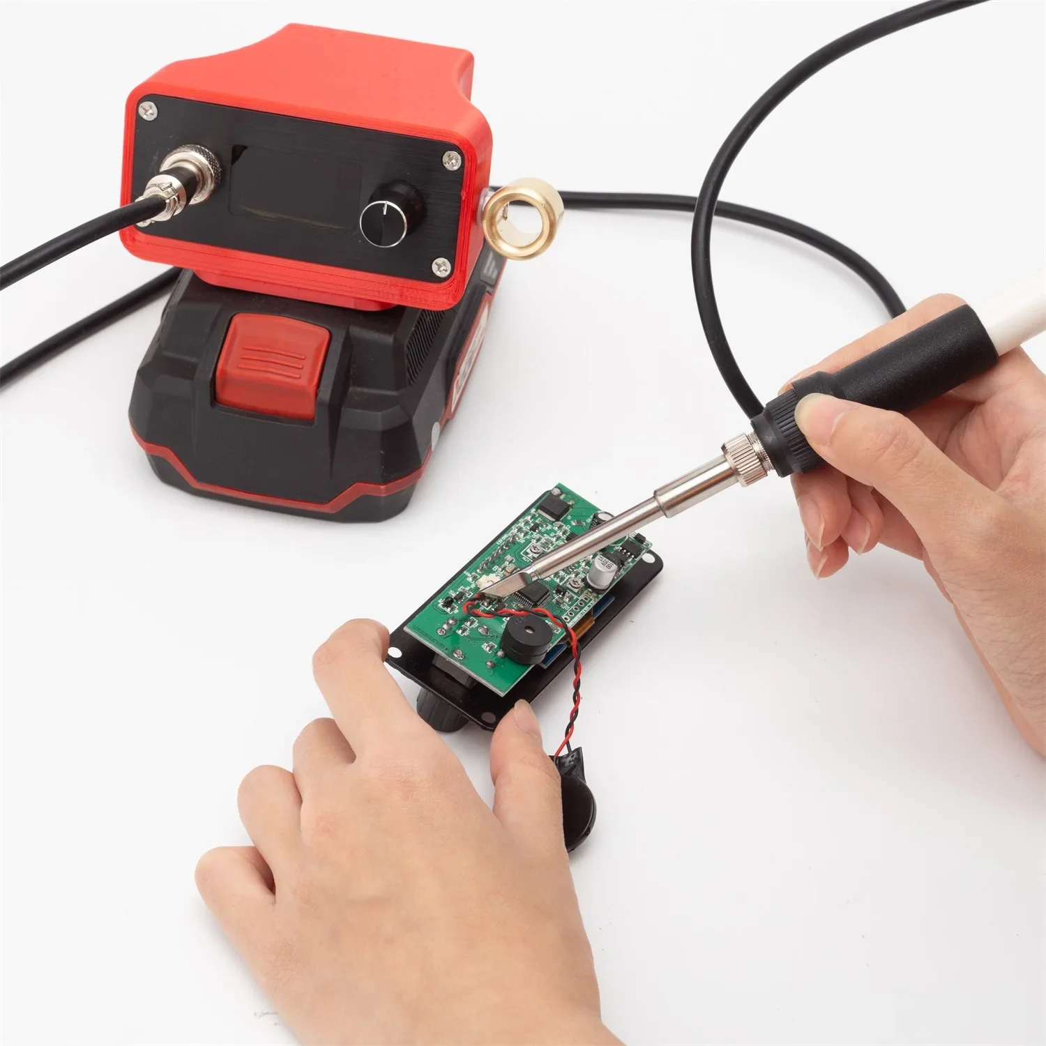 Электрический цифровой паяльник t12 - Фотография_4