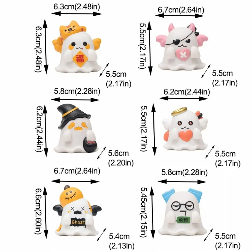 Страшная креативная статуя призрака на хэллоуин - Фотография_6