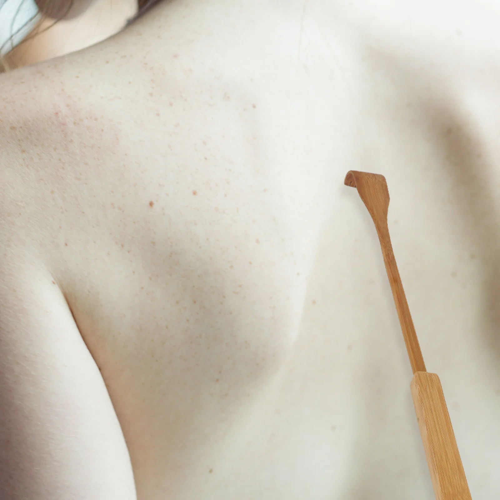 Складной бамбуковый скребок для спины с длинной ручкой - Фотография_3