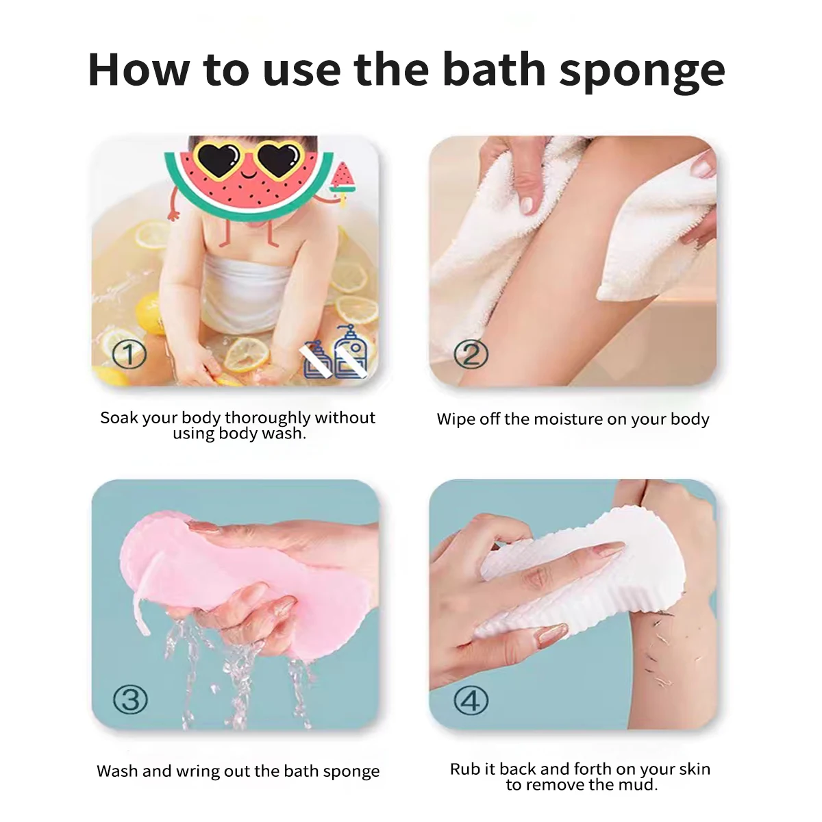 Набор детских губок для ванны - Фотография_3