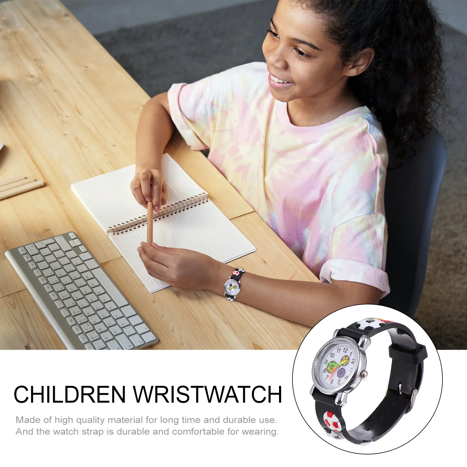 Часы с рисунком футбола - Фотография_5