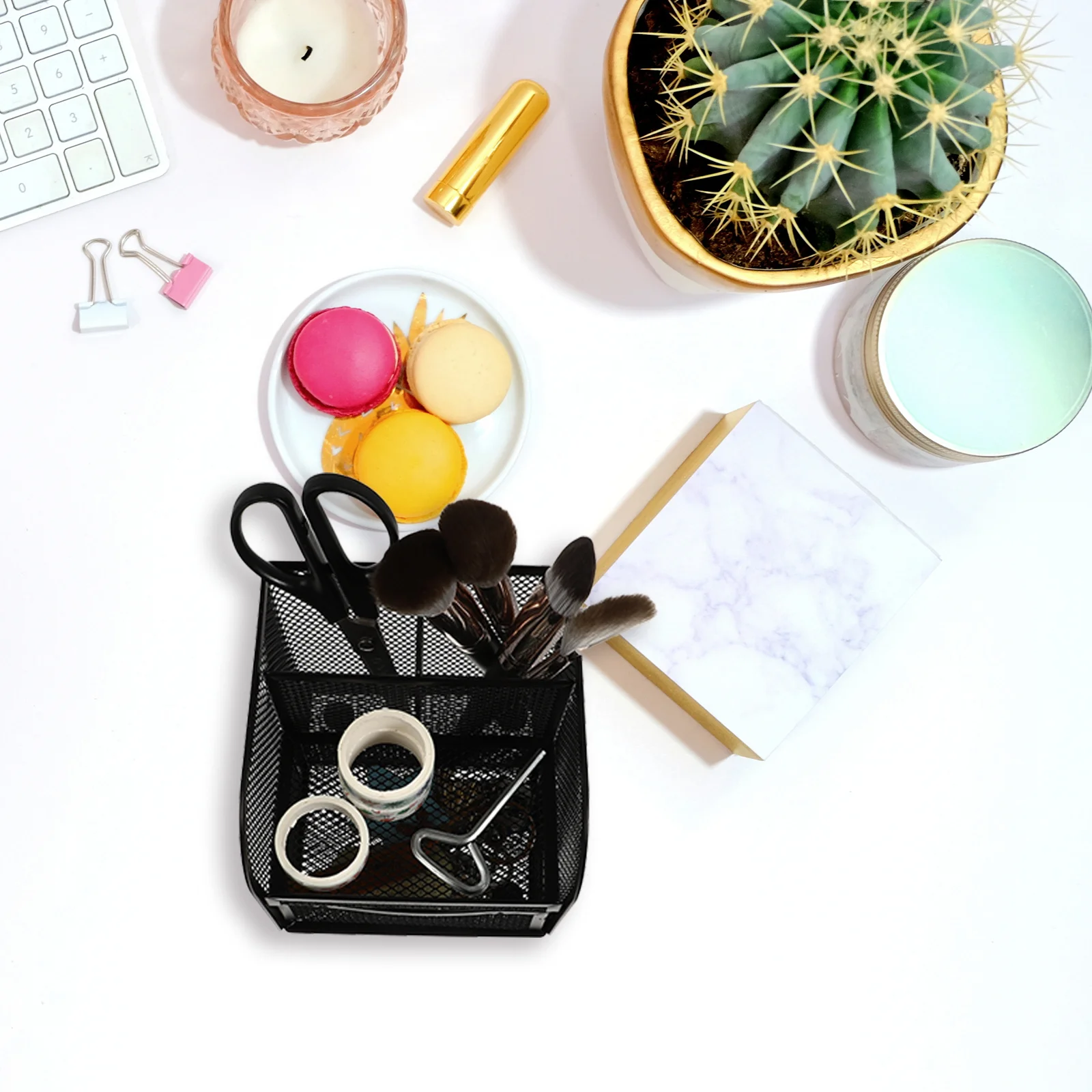 Металлический настольный органайзер