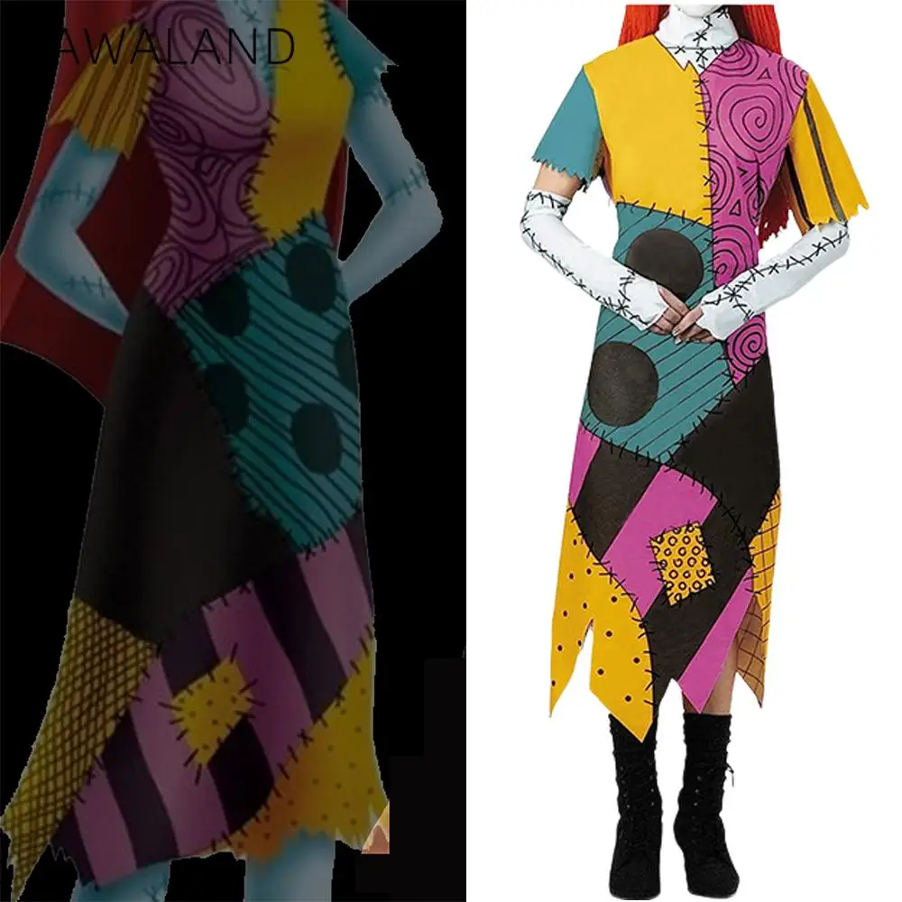 Забавное женское платье на хэллоуин