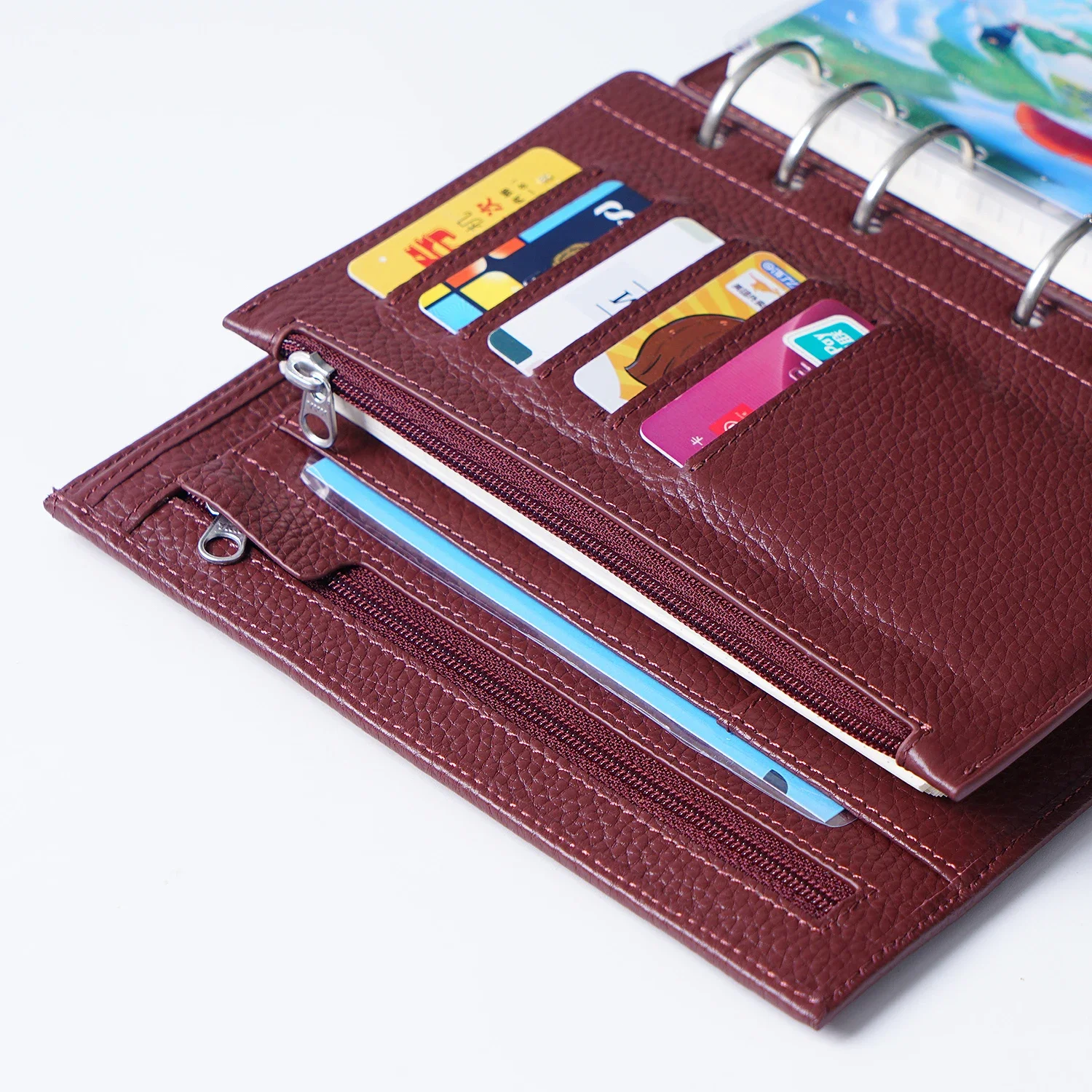 Moterm zipper flyleaf для планировщика кольца формата а6 - Фотография_5