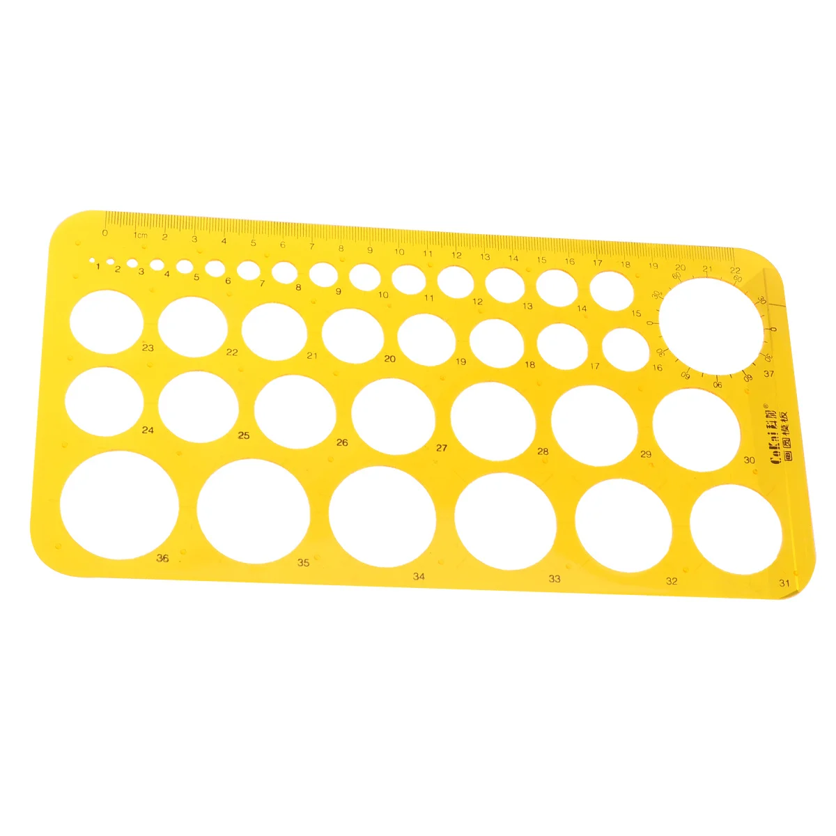 Кривая шаблонная линейка