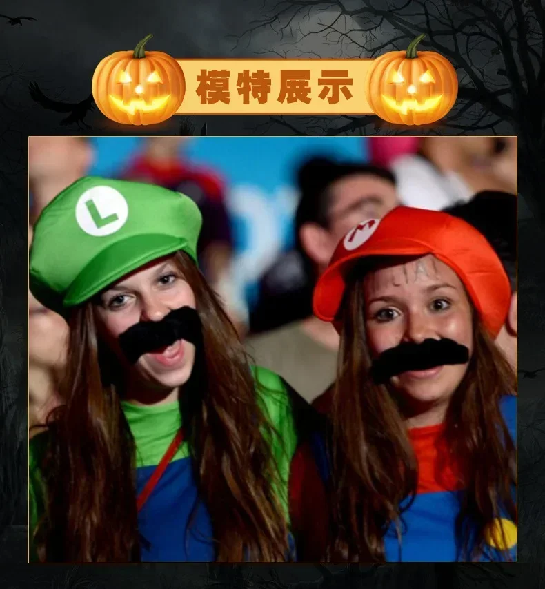 Super marios bros мультяшная шляпа для взрослых и детей - Фотография_5