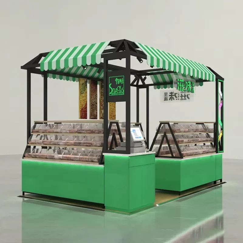 Mall atrium, двусторонние полки для закусок