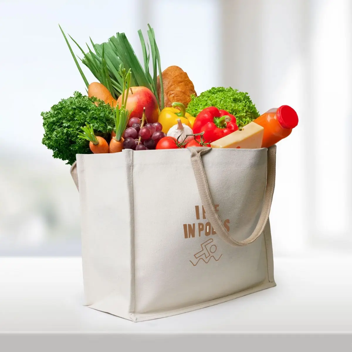 I pee in baseny tote bag большая - Фотография_3