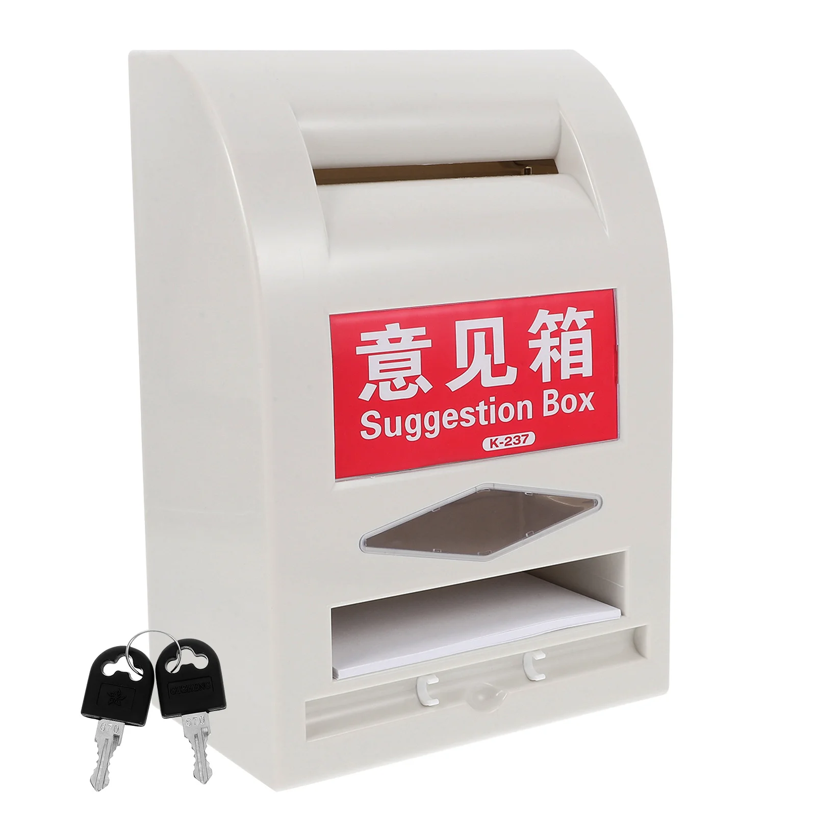 Настенный монтаж с ключом для замка для букв