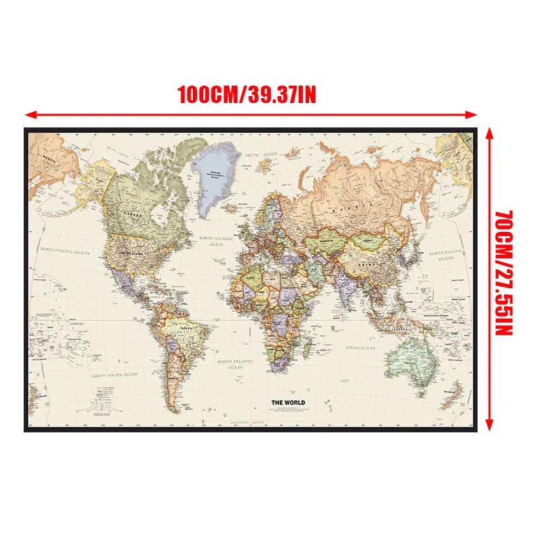 100x70 см ткань, подвесная карта - Фотография_4