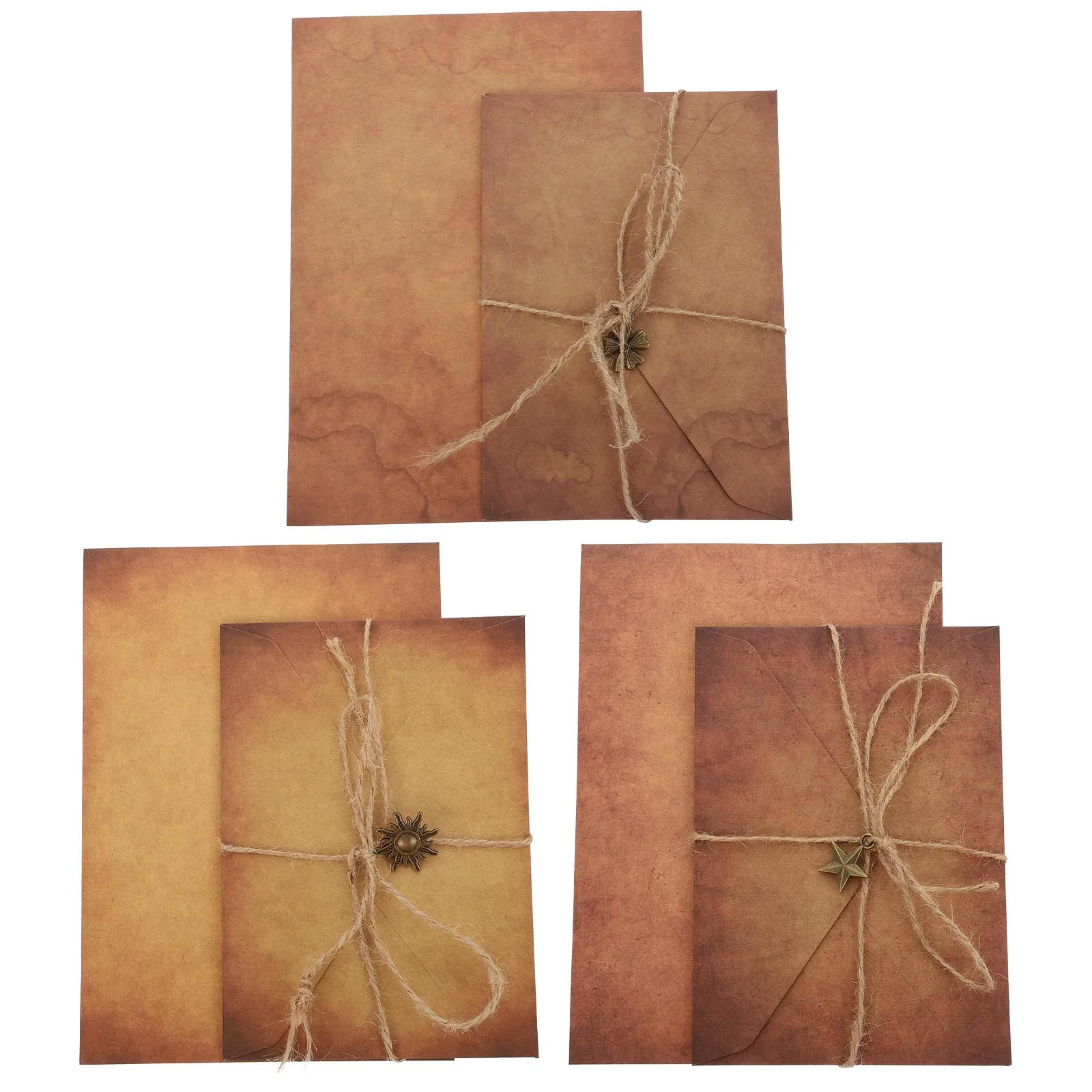 3 комплекта, набор конвертов для письма в стиле ретро - Фотография_2