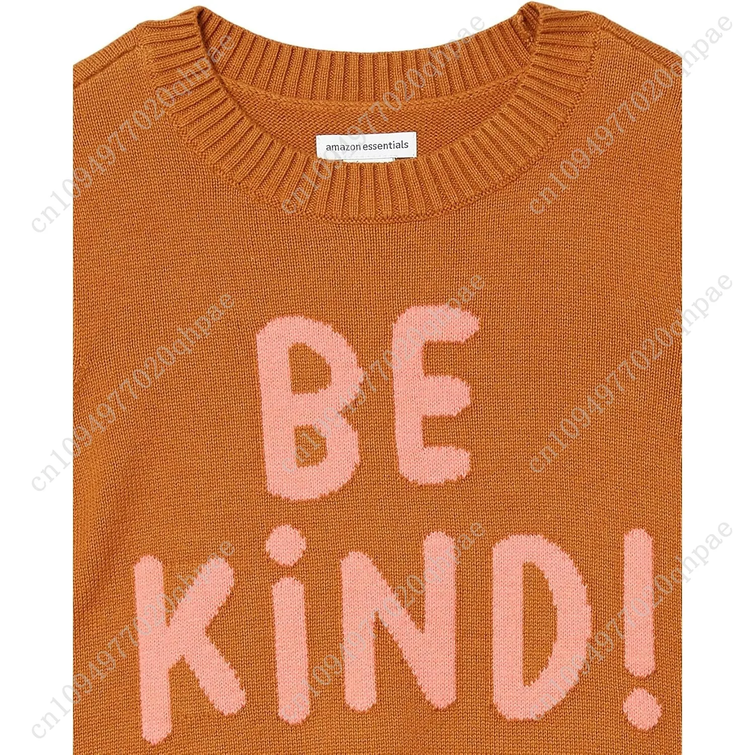 Пуловер с круглым вырезом для девочек - Фотография_2