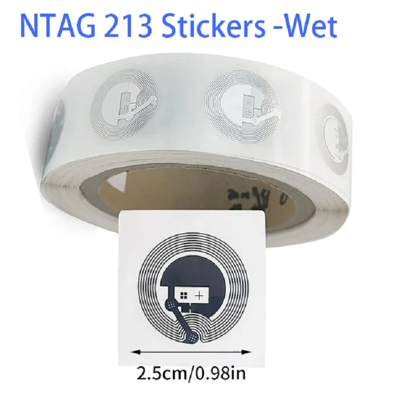Nfc мокрые метки ntag 213 наклейки - Фотография_2