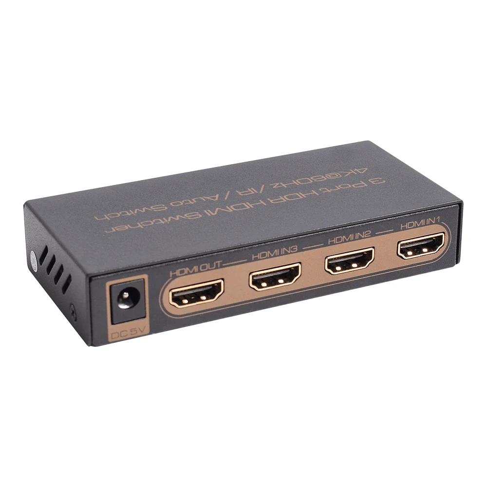 Переключатель hdmi 3 в 1 выход 4k 60 гц hdcp2 - Фотография_2