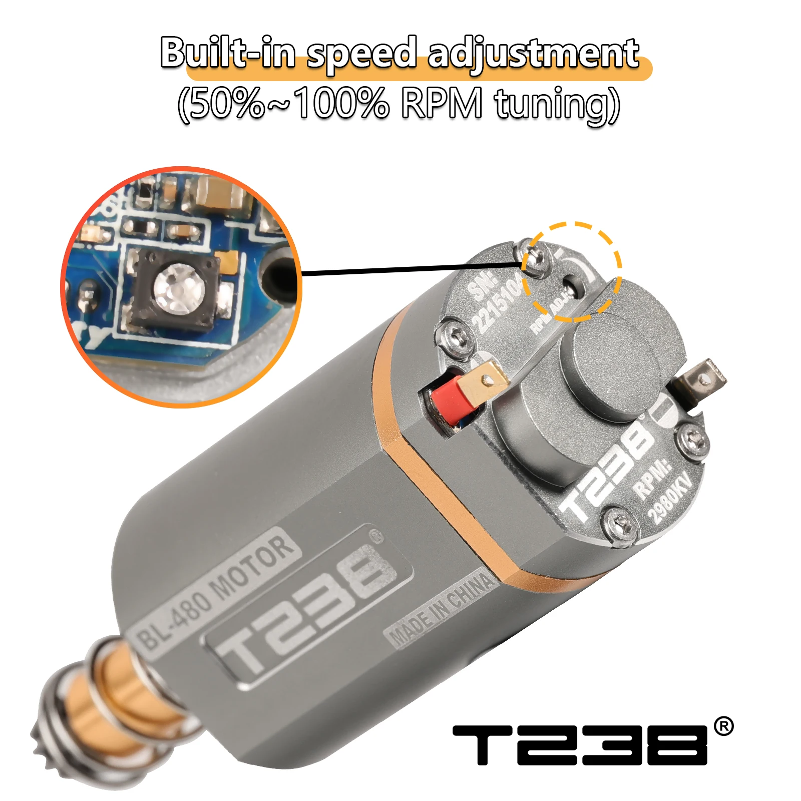 T238 bl-480 регулируемый бесщеточный - Фотография_3