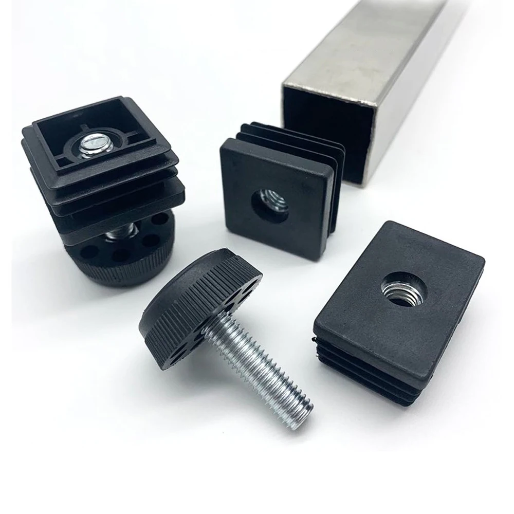 Квадратные регулируемые коврики для ног с гайками m8 - Фотография_3