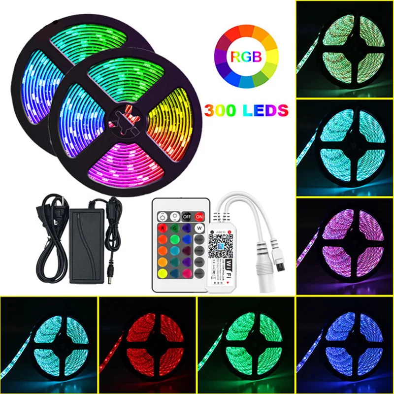 5m 10m 5050 rgb rgbw wi-fi светодиодная - Фотография_4