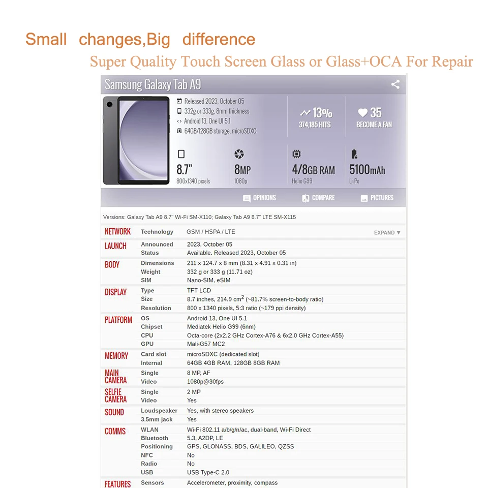 Для samsung galaxy tab a9 x110 - Фотография_2