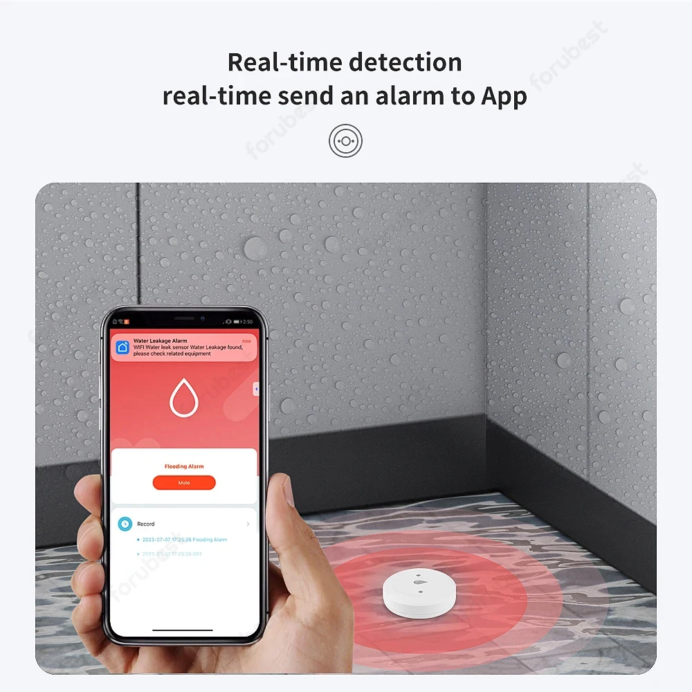 Умный датчик утечки воды zigbee - Фотография_5