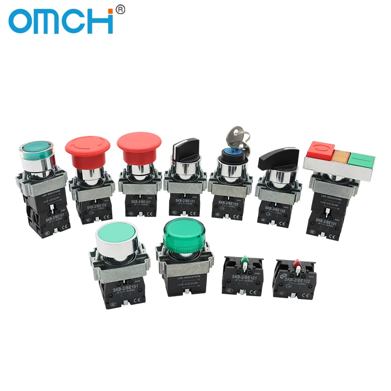 Кнопочный переключатель omch с самовозвратом skb2 - Фотография_5