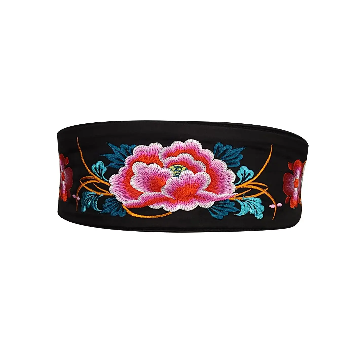 Пояс в китайском стиле с ручной вышивкой - Фотография_3