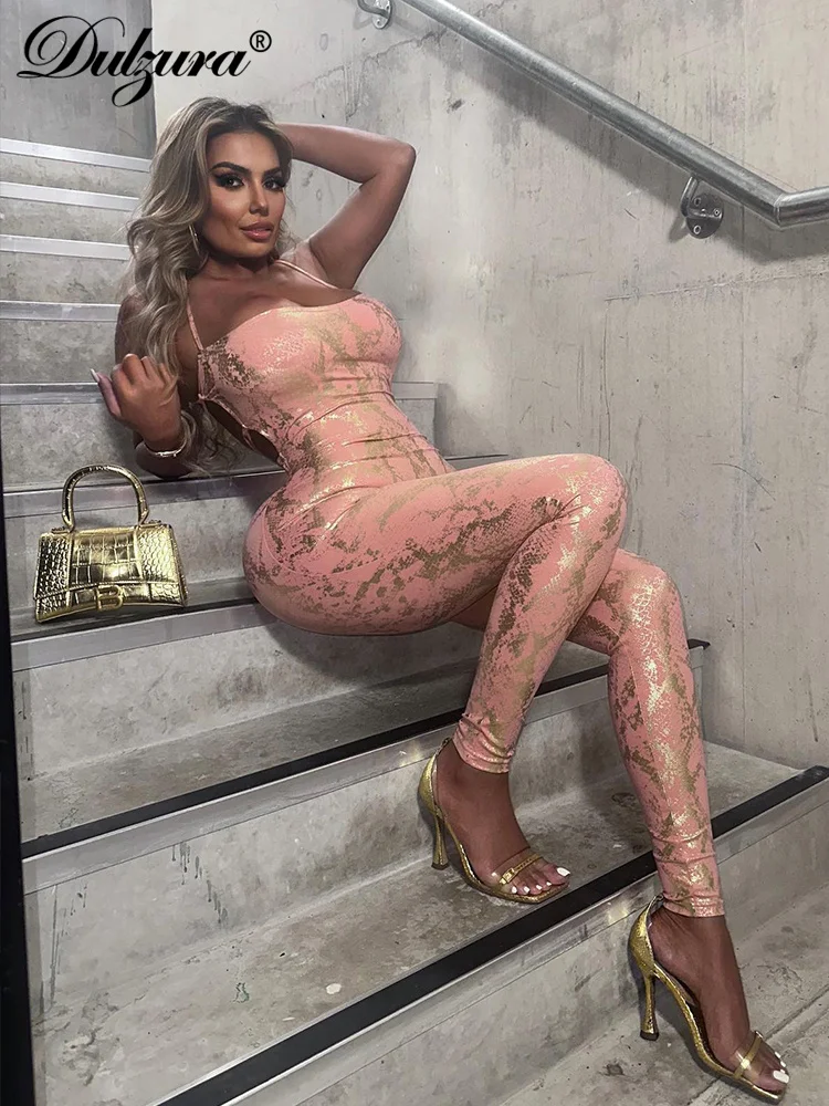 Комбинезон dulzura с открытой спиной и перекрестными бретелями - Фотография_2