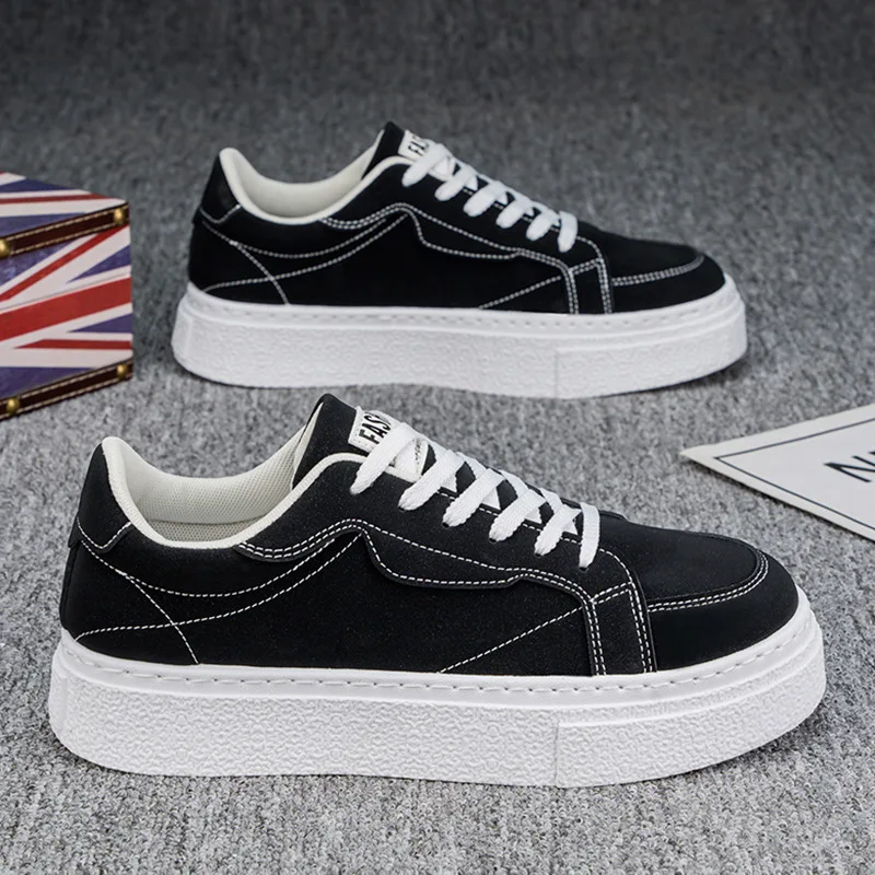 Весенняя новая корейская версия мужских туфель - Фотография_3