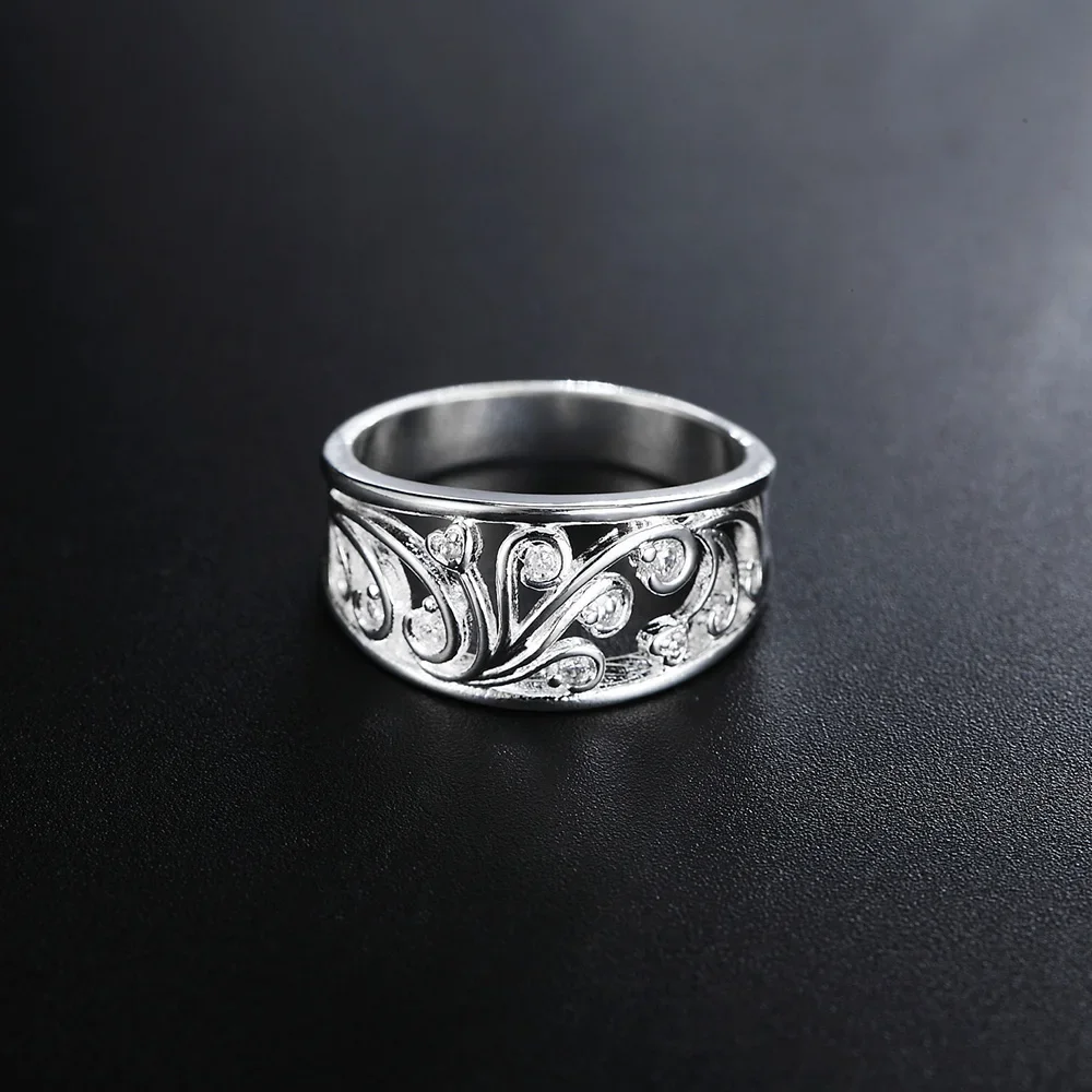 Лидер продаж, кольца из стерлингового серебра 925 пробы для женщин