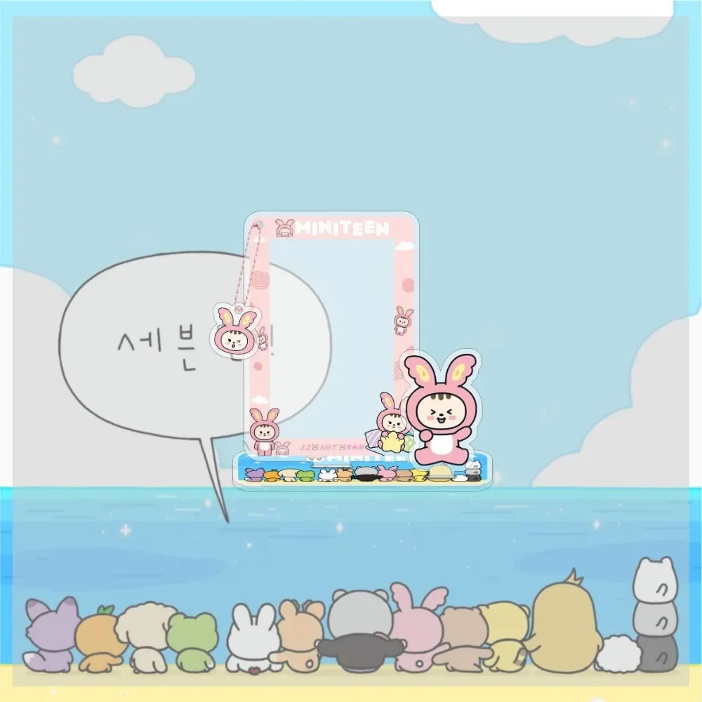 Брелок для ключей в рамке для фотокарточек kpop min 34 - Фотография_3