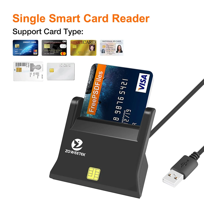 Устройство считывания смарт-карт zoweetek zw-12026-3 emv usb 2 - Фотография_4