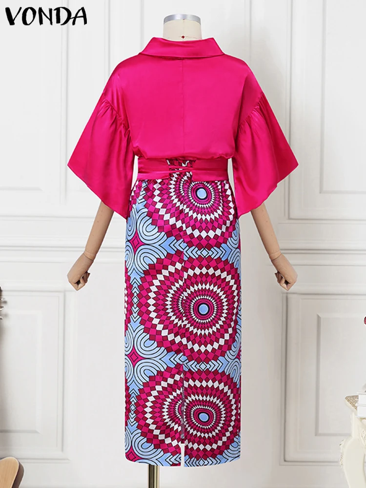 Vonda женские атласные комплекты платьев - Фотография_5