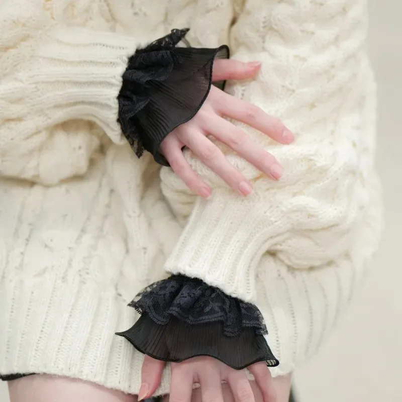 1 пара съемных искусственных рукавов - Фотография_4